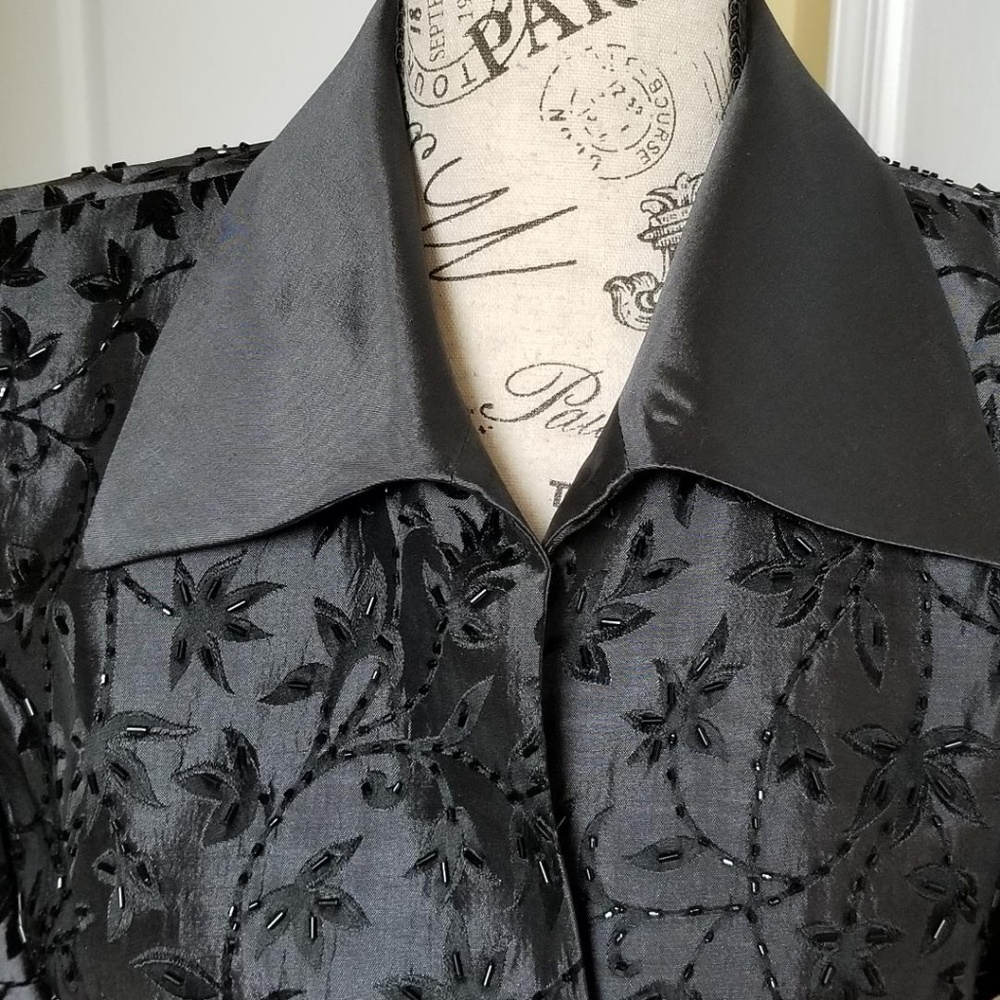 Js Collection Evening Jacket/Blouse - image 5